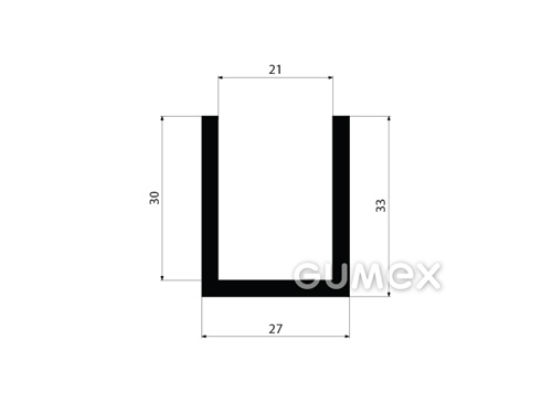 GUMMIPROFILE U-FORM - EPDM